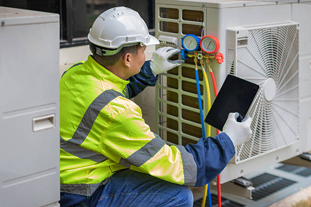 Professional Air Conditioning Repair technician working in Wilson, PA